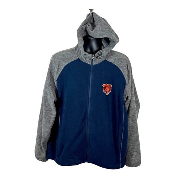 Chicago Bears G-III NFL Double Track Fleece Hoodie Size Large - Picture 2 of 15